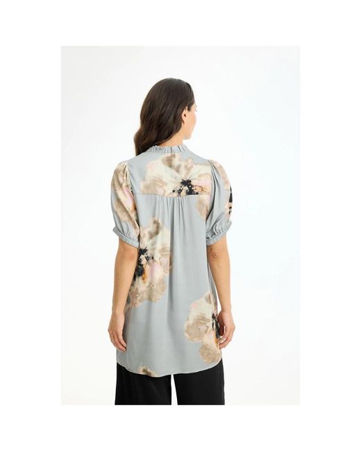 Blouses iN FRONT de color White