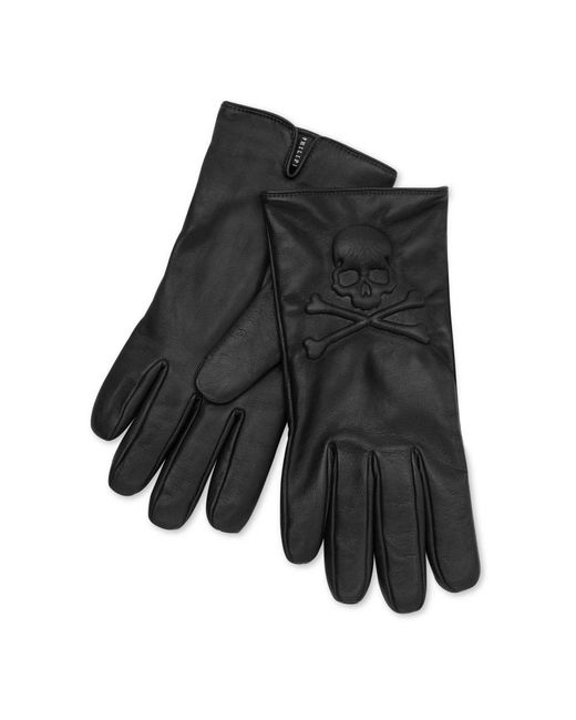 Philipp Plein Gloves in het Black voor heren