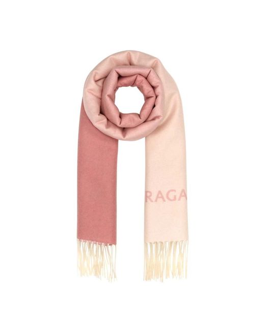 Ferragamo Pink Winter Scarves
