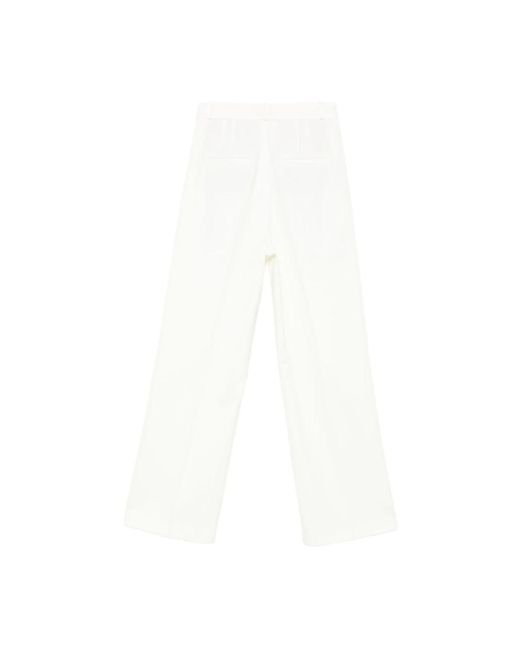 Rohe White Straight Trousers
