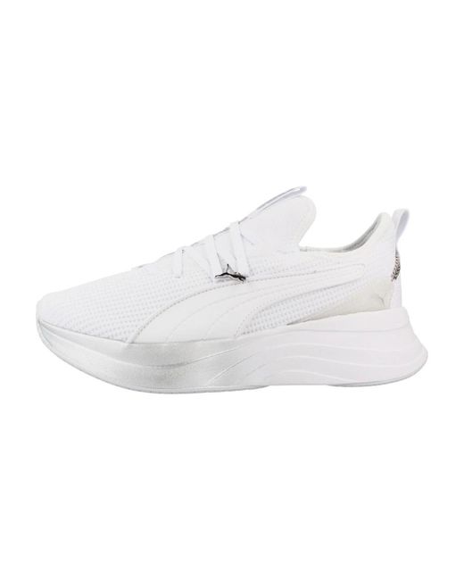 PUMA White Softride Sabrina