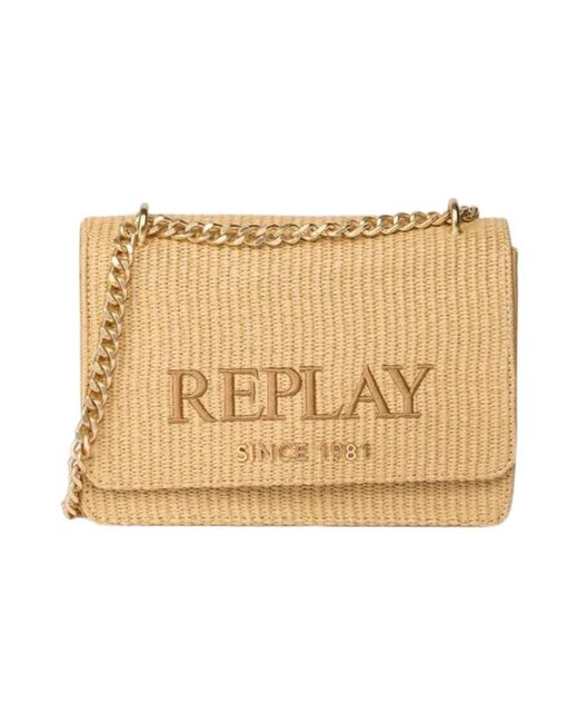 Replay Metallic Cross Body Bags