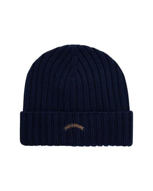 Beanies di Paul & Shark in Blue da Uomo
