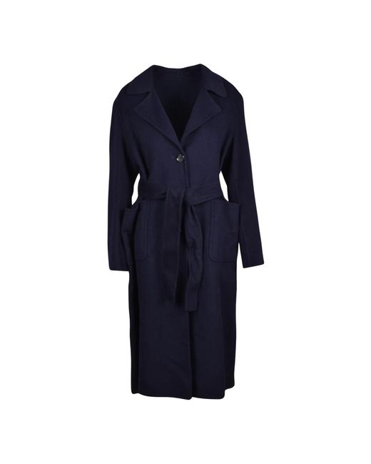 Add Blue Belted Coats