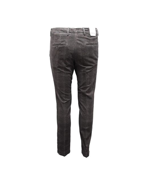 Michael Coal Gray Slim-Fit Trousers for men
