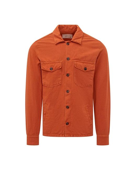 Light Jackets Bl'ker de hombre de color Orange