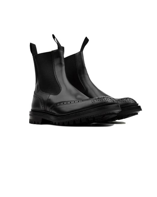 Tricker's Henry Commando Sole Ankle Boot in Black für Herren