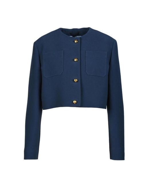 Prada Blue Light Jackets
