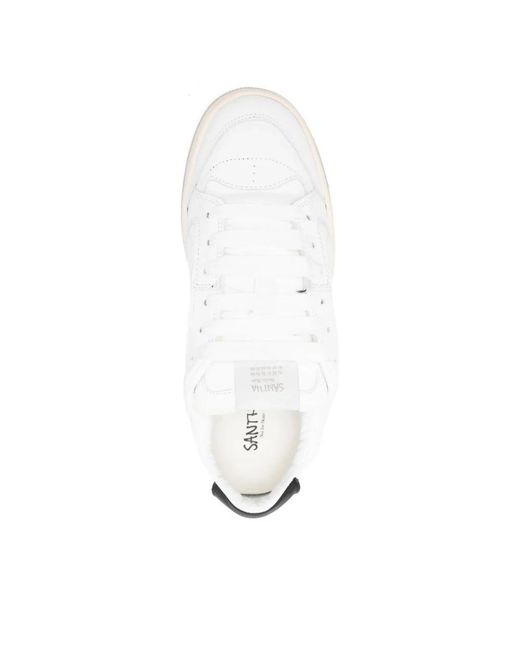 Santha White Sneakers for men