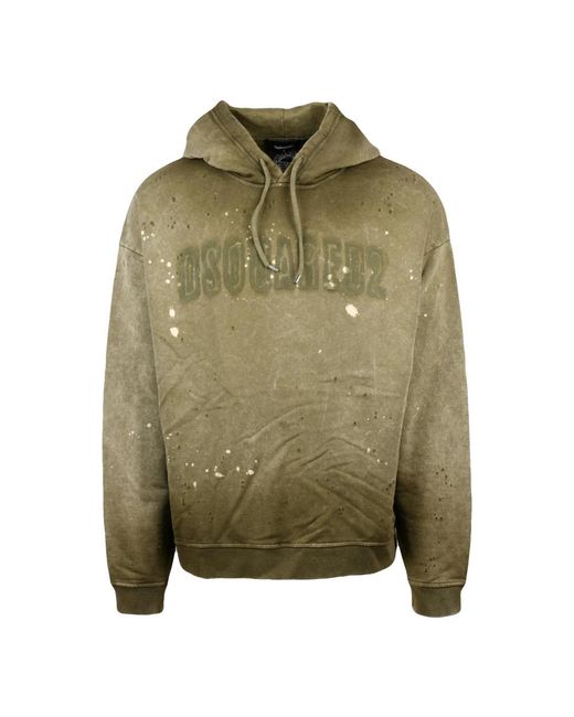 DSquared² Hooded Sweatshirt in het Green voor heren
