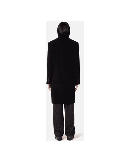 Double-Breasted Coats AMI de hombre de color Black
