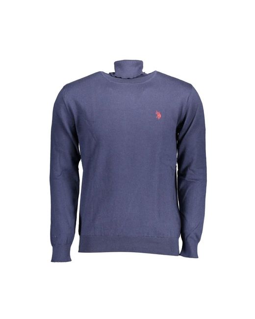 U.S. POLO ASSN. Blue Turtlenecks for men