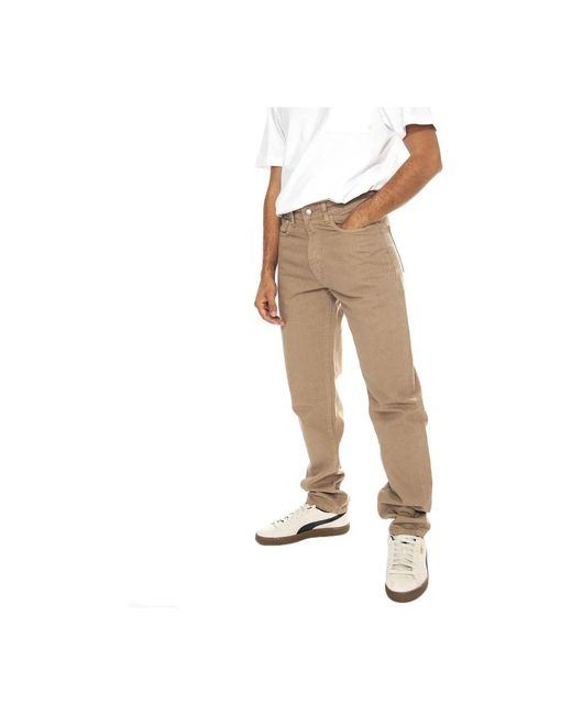 Edwin Rechte Jeans in het Natural voor heren