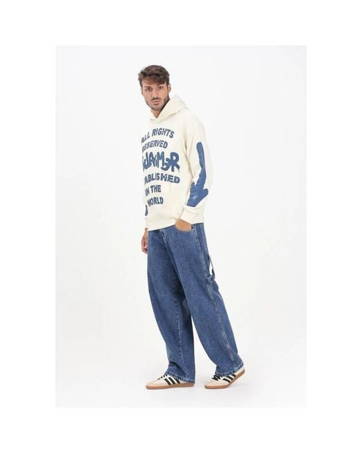 DISCLAIMER Blue Straight Fit Jeans for men