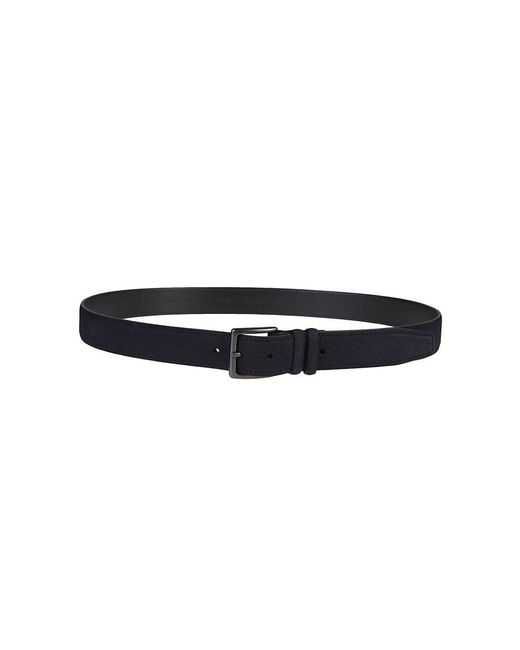 Orciani Klassischer ledergürtel in Black für Herren