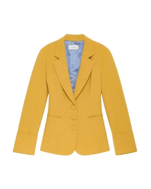 Maliparmi Yellow Blazers