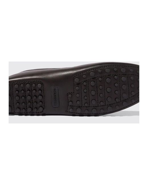 Scarosso Michael Loafers - Handgefertigte italienische Fahrschuhe in Black für Herren