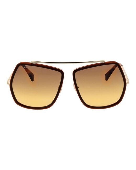 Sunglasses Max Mara en coloris Brown