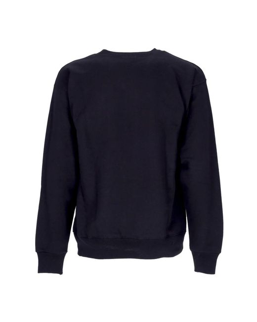 Thrasher Hoodies & Sweatvesten ,Zwart ,Katoen Jagged Logo Crewneck Sweatshirt Zwart/Blauw in het Blue voor heren