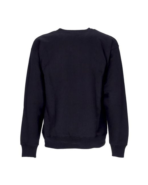 Thrasher Hoodies & Sweatvesten ,Zwart ,Katoen Jagged Logo Crewneck Sweatshirt Zwart/Blauw in het Blue voor heren