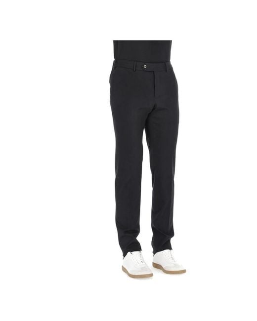 PT Torino Gray Slim-Fit Trousers for men