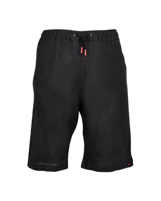 Kiton Black Casual Shorts for men