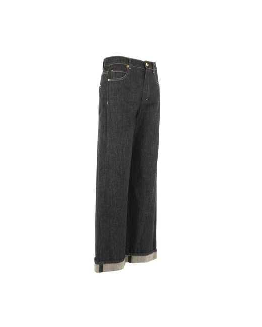 Max Mara Gray Straight Jeans
