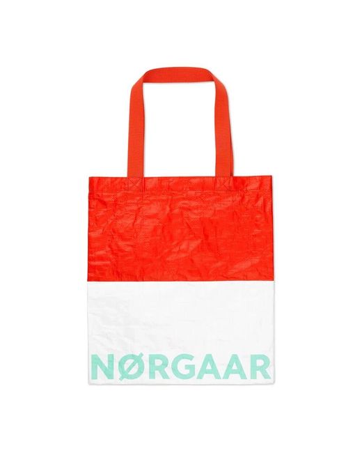 Mads Nørgaard Red Feurig Rote Shopper Tasche