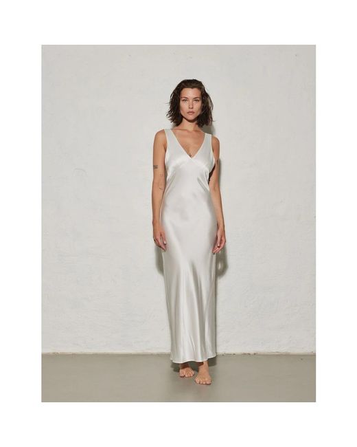 Envelope White Maxi Dresses