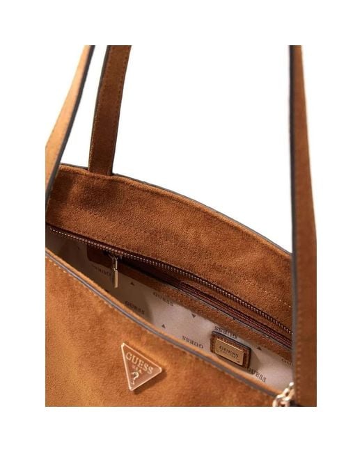 Guess Brown Shoulder Bags