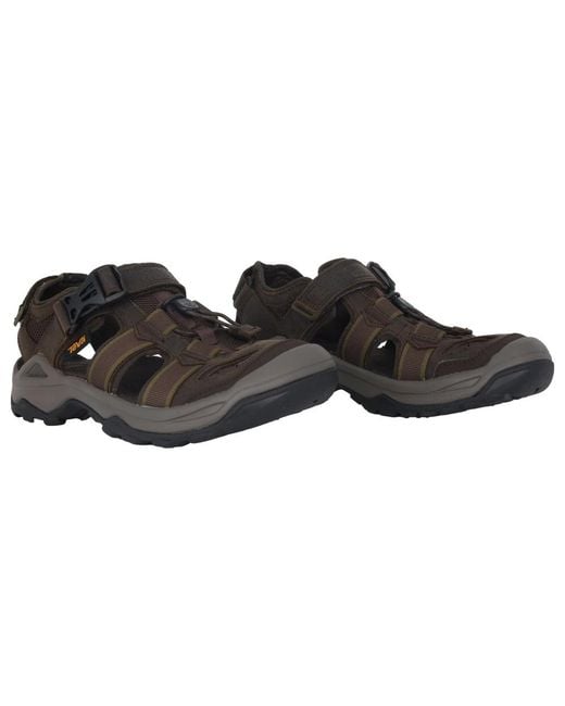 Flat Sandals Teva pour homme en coloris Brown