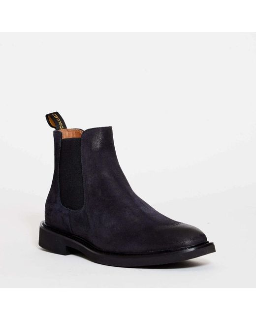 Doucal's Blue Chelsea Boots for men