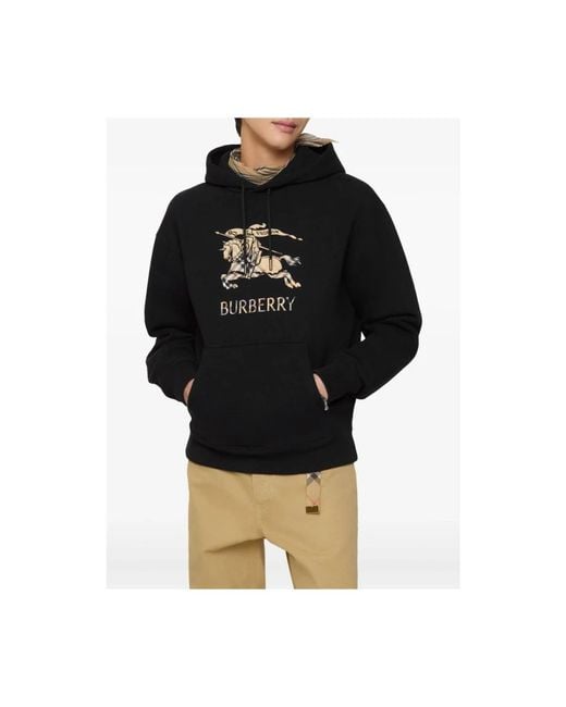 Burberry Hoodies in het Black voor heren