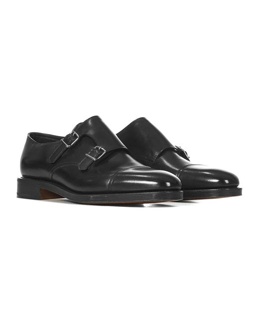 John Lobb Black Business Shoes for men