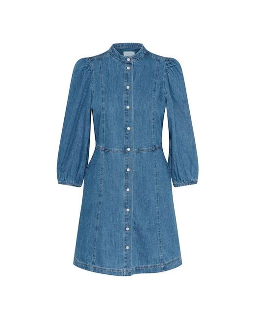 Shirt Dresses Part Two de color Blue