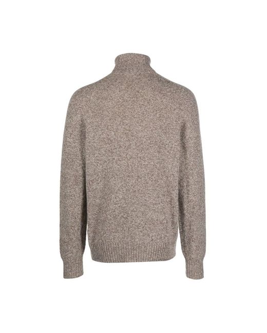 Officine Generale Merinowolle Kaschmir Rollkragenpullover in Gray für Herren