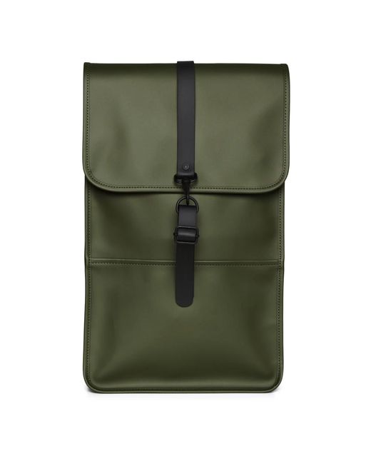 Rains Green Backpacks