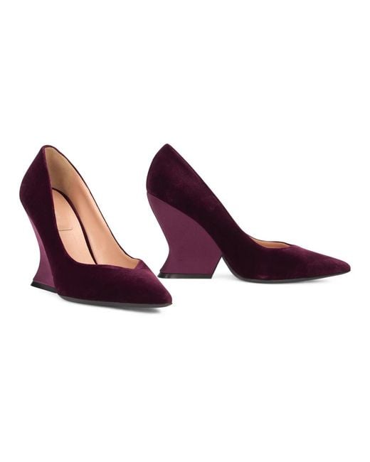 Alberta Ferretti Purple Pumps