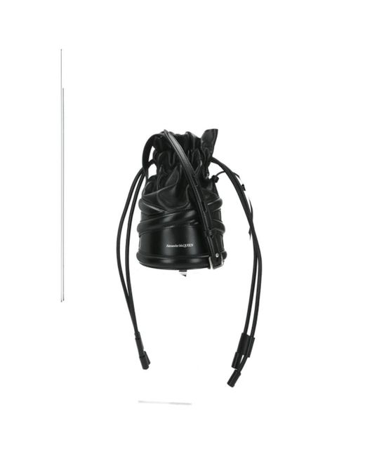Alexander McQueen Black Bucket Bags