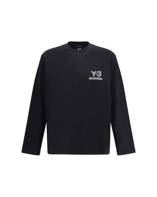 Y-3 Long Sleeve Tops in het Blue voor heren