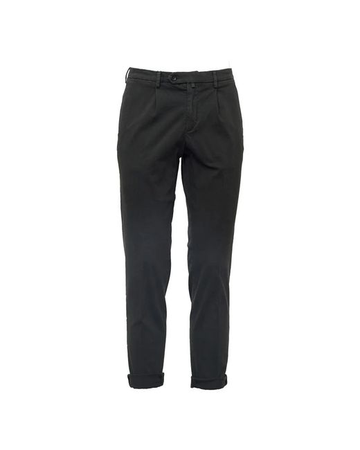 BRIGLIA Black Chinos for men