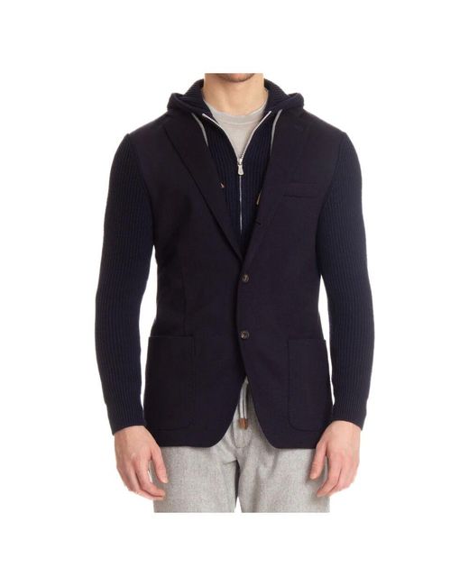 Eleventy Blue Blazers for men