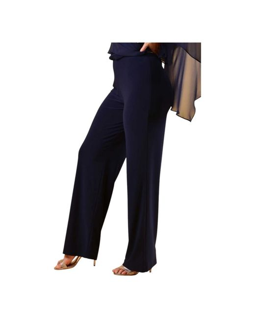 FRANK LYMAN Blue Straight Trousers