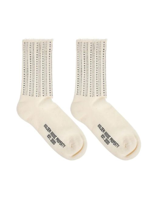 Golden Goose Deluxe Brand Natural Socks