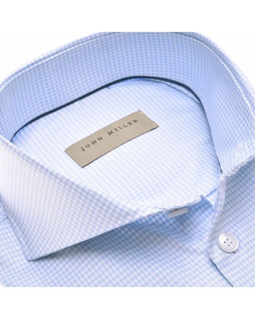 John Miller Blue Casual Shirts for men