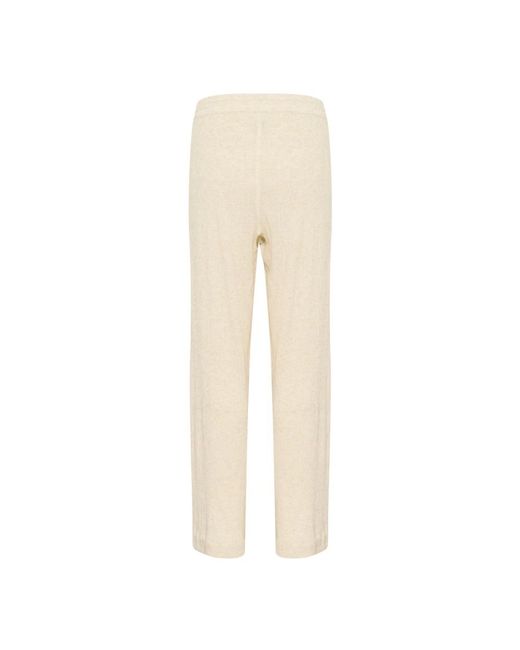 Kaffe Wide Trousers in het Natural