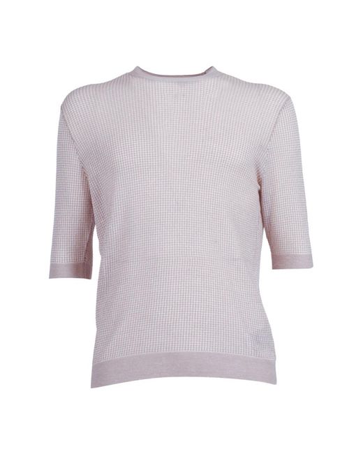 Ballantyne Pullover Manica Corta in het Purple