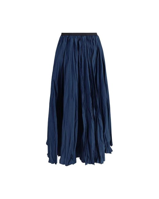 Midi Skirts di Sara Roka in Blue
