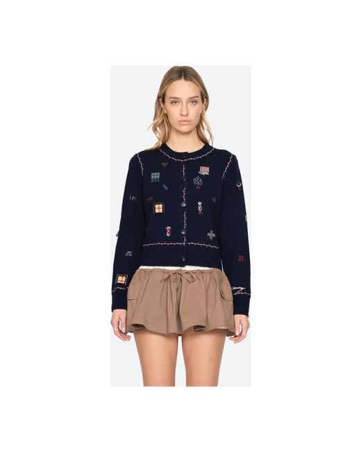 Cardigans Sea en coloris Blue