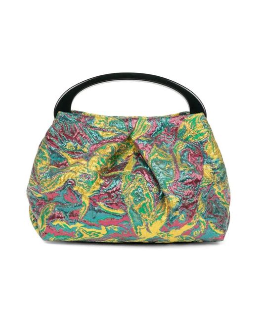 Dries Van Noten Green Handbags